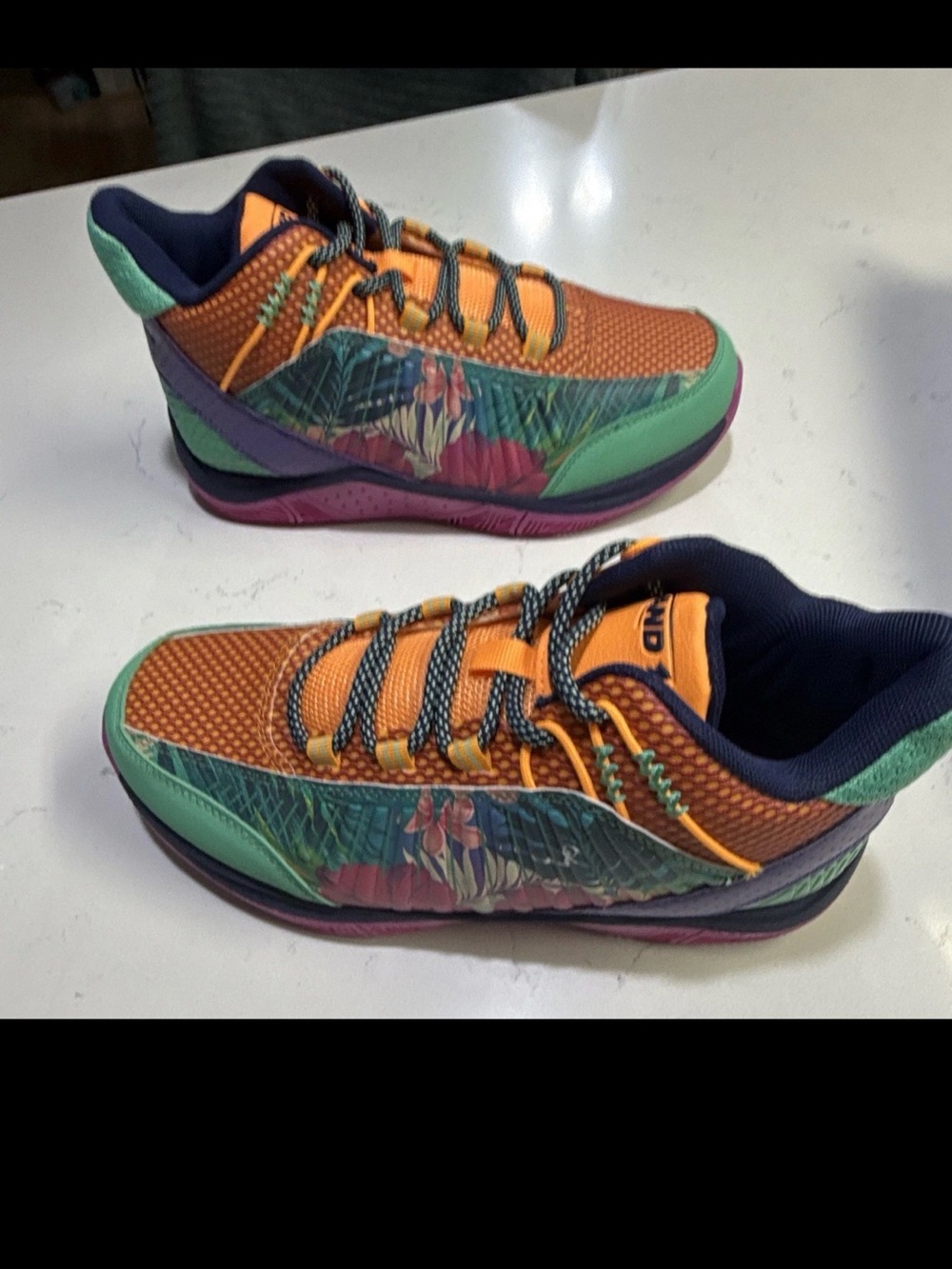 AND 1 Explosive T Basketball Shoes Coral Blue Men’s 7 / Women’s 8 AD90190BODF